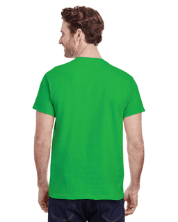 Sample of Gildan G500 - Adult 5.3 oz. T-Shirt in ELECTRIC GREEN from side back
