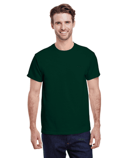 Sample of Gildan G500 - Adult 5.3 oz. T-Shirt in FOREST GREEN from side front