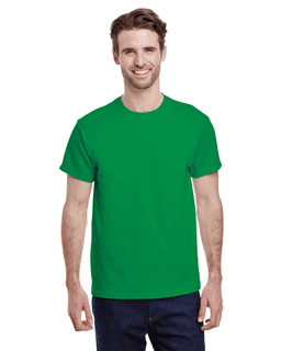 Sample of Gildan G500 - Adult 5.3 oz. T-Shirt in IRISH GREEN from side front