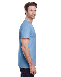 Sample of Gildan G500 - Adult 5.3 oz. T-Shirt in LIGHT BLUE from side sleeveleft