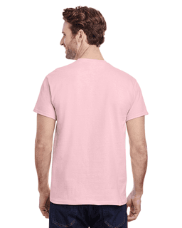 Sample of Gildan G500 - Adult 5.3 oz. T-Shirt in LIGHT PINK from side back