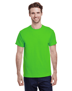 Sample of Gildan G500 - Adult 5.3 oz. T-Shirt in LIME from side front