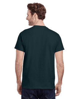 Sample of Gildan G500 - Adult 5.3 oz. T-Shirt in MIDNIGHT from side back