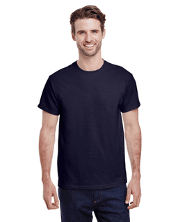 Sample of Gildan G500 - Adult 5.3 oz. T-Shirt in NAVY from side front