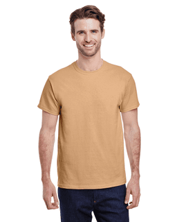 Sample of Gildan G500 - Adult 5.3 oz. T-Shirt in OLD GOLD from side front
