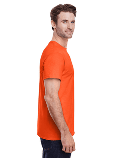 Sample of Gildan G500 - Adult 5.3 oz. T-Shirt in ORANGE from side sleeveleft