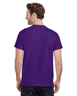 Sample of Gildan G500 - Adult 5.3 oz. T-Shirt in PURPLE from side back