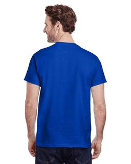 Sample of Gildan G500 - Adult 5.3 oz. T-Shirt in ROYAL from side back