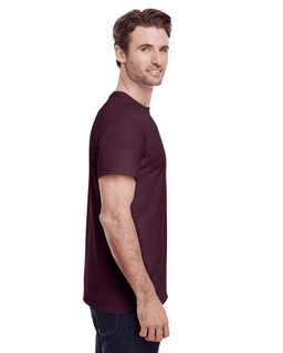 Sample of Gildan G500 - Adult 5.3 oz. T-Shirt in RUSSET from side sleeveleft