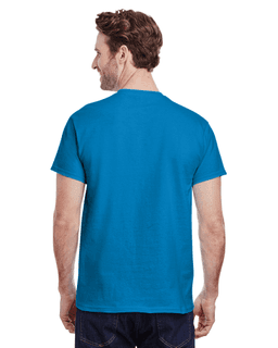 Sample of Gildan G500 - Adult 5.3 oz. T-Shirt in SAPPHIRE from side back