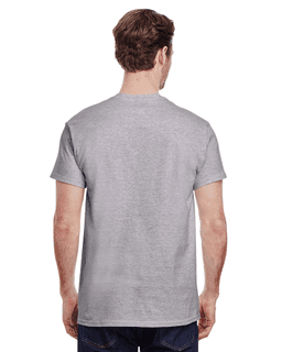 Sample of Gildan G500 - Adult 5.3 oz. T-Shirt in SPORT GREY from side back