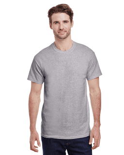 Sample of Gildan G500 - Adult 5.3 oz. T-Shirt in SPORT GREY from side front