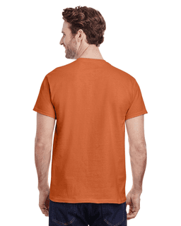 Sample of Gildan G500 - Adult 5.3 oz. T-Shirt in SUNSET from side back