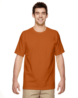 Sample of Gildan G500 - Adult 5.3 oz. T-Shirt in TEXAS ORANGE from side front