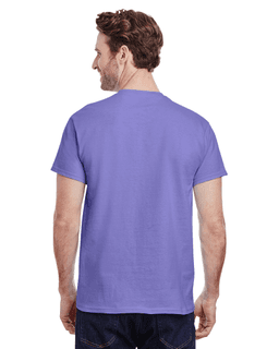 Sample of Gildan G500 - Adult 5.3 oz. T-Shirt in VIOLET from side back