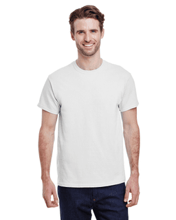 Sample of Gildan G500 - Adult 5.3 oz. T-Shirt in WHITE from side front