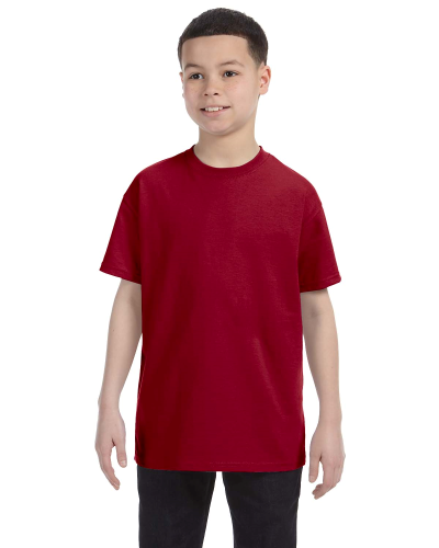 Sample of Gildan G500B - Youth 5.3 oz. T-Shirt in CARDINAL RED style