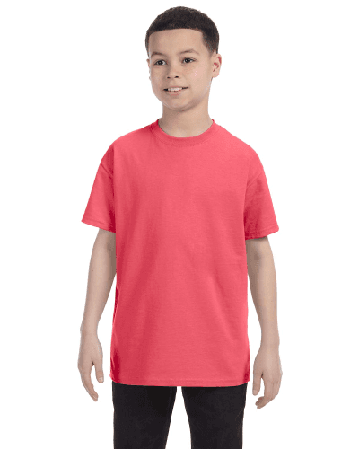 Sample of Gildan G500B - Youth 5.3 oz. T-Shirt in CORAL SILK style
