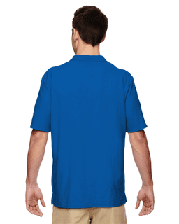 Sample of Gildan G728 - Adult DryBlend 6.3 oz. Double Pique Polo in ROYAL from side back