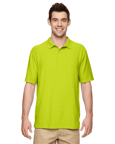 Sample of Gildan G728 - Adult DryBlend 6.3 oz. Double Pique Polo in SAFETY GREEN style