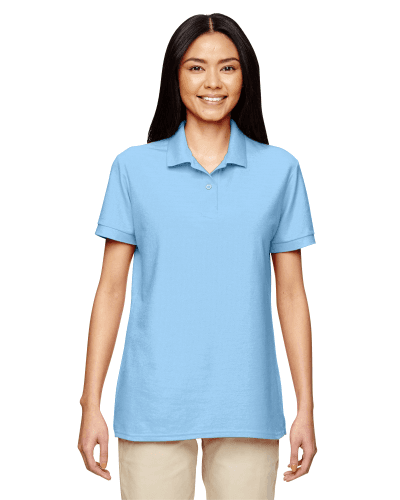 Sample of Gildan G728L - Ladies' DryBlend 6.3 oz. Double Pique Polo in LIGHT BLUE style