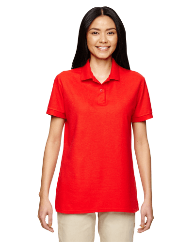 Sample of Gildan G728L - Ladies' DryBlend 6.3 oz. Double Pique Polo in MAROON style