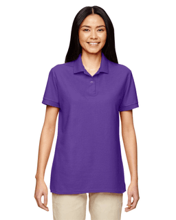 Sample of Gildan G728L - Ladies' DryBlend 6.3 oz. Double Pique Polo in PURPLE from side front