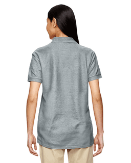 Sample of Gildan G728L - Ladies' DryBlend 6.3 oz. Double Pique Polo in SPORT GREY from side back
