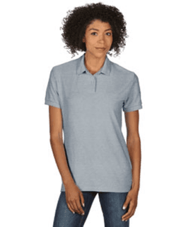 Sample of Gildan G728L - Ladies' DryBlend 6.3 oz. Double Pique Polo in SPORT GREY from side front