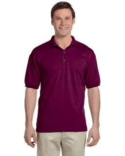 Sample of Gildan G880 - Adult 6 oz. 50/50 Jersey Polo in MAROON from side front