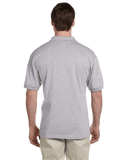 Sample of Gildan G880 - Adult 6 oz. 50/50 Jersey Polo in SPORT GREY from side back