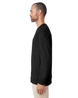 Sample of Hammer&trade; Adult Long-Sleeve T-Shirt in BLACK from side sleeveright