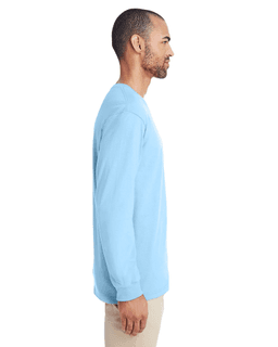 Sample of Hammer&trade; Adult Long-Sleeve T-Shirt in CHAMBRAY from side sleeveleft