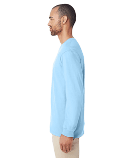 Sample of Hammer&trade; Adult Long-Sleeve T-Shirt in CHAMBRAY from side sleeveright