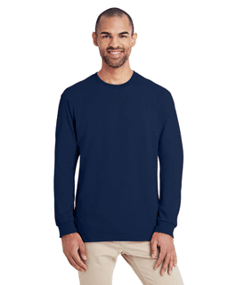Sample of Hammer&trade; Adult Long-Sleeve T-Shirt in SPORT DARK NAVY from side front