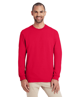 Sample of Hammer&trade; Adult Long-Sleeve T-Shirt in SPRT SCARLET RED from side front
