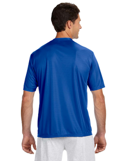 Sample of A4 N3142 - Men's Short-Sleeve Cooling 100% Polyester Performance Crew in ROYAL from side back