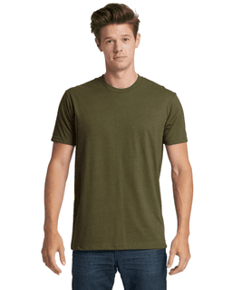 Sample of Next Level N6210 - Men's CVC Crew in MILITARY GREEN from side front