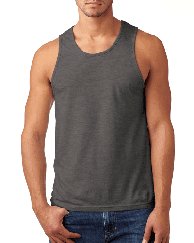 Sample of Next Level N6233 - Men's CVC Tank in DARK HTHR GRAY style