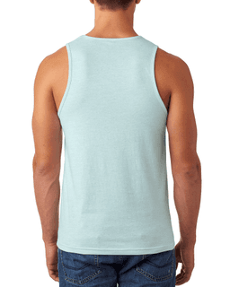 Sample of Next Level N6233 - Men's CVC Tank in ICE BLUE from side back