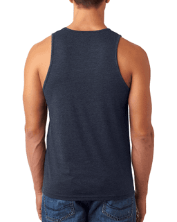 Sample of Next Level N6233 - Men's CVC Tank in MIDNIGHT NAVY from side back