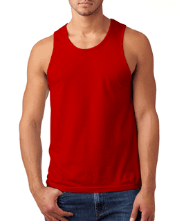Sample of Next Level N6233 - Men's CVC Tank in RED from side front