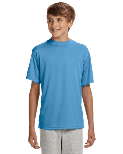 Sample of A4 NB3142 Youth Short-Sleeve Cooling Performance Crew in LIGHT BLUE style