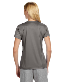 Sample of A4 NW3201 Ladies' Short-Sleeve Cooling Performance Crew in GRAPHITE from side back