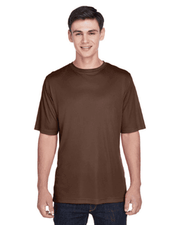 Sample of Team 365 TT11 - Men's Zone Performance T-Shirt in SPORT DARK BROWN from side front
