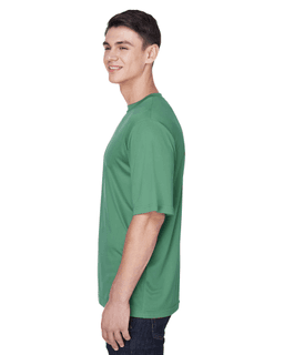 Sample of Team 365 TT11 - Men's Zone Performance T-Shirt in SPORT DARK GREEN from side sleeveright
