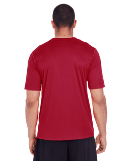 Sample of Team 365 TT11 - Men's Zone Performance T-Shirt in SPORT SCRLET RED from side back