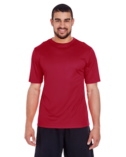 Sample of Team 365 TT11 - Men's Zone Performance T-Shirt in SPORT SCRLET RED from side front