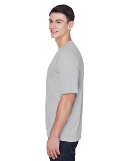 Sample of Team 365 TT11 - Men's Zone Performance T-Shirt in SPORT SILVER from side sleeveright