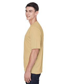 Sample of Team 365 TT11 - Men's Zone Performance T-Shirt in SPORT VEGAS GOLD from side sleeveright